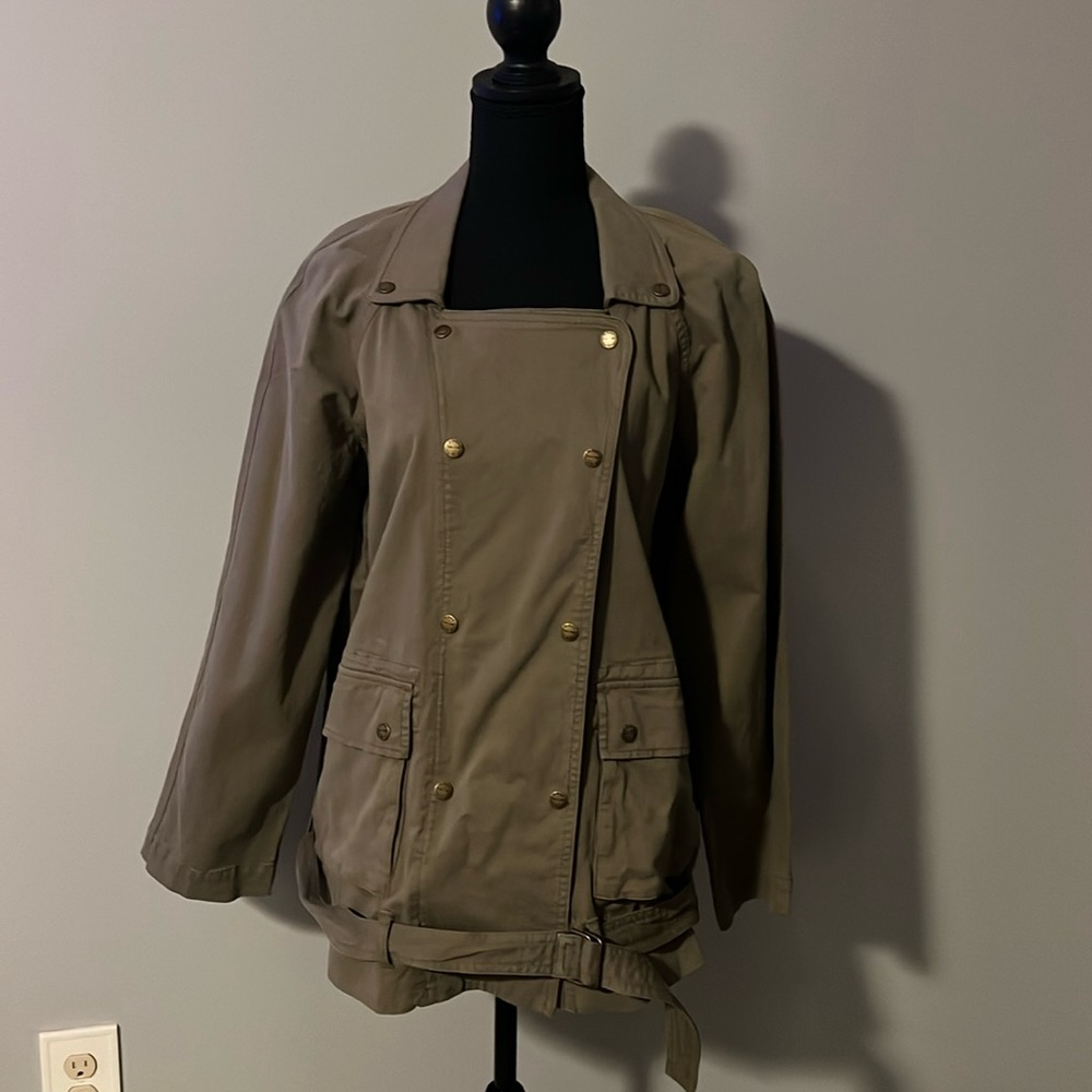 NEW Current/Elliott Women's Regiment Utility Jacket. Size Med. Color - Basil NWT